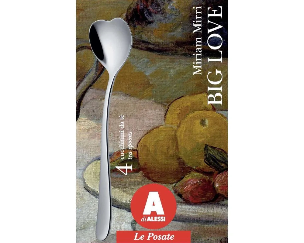 AMMI08/7 Big Love Set of four tea spoons