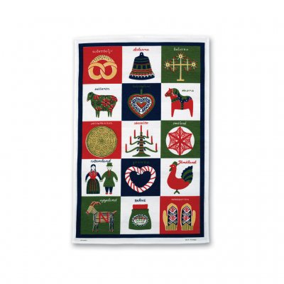 Landskap, tea towel, multi