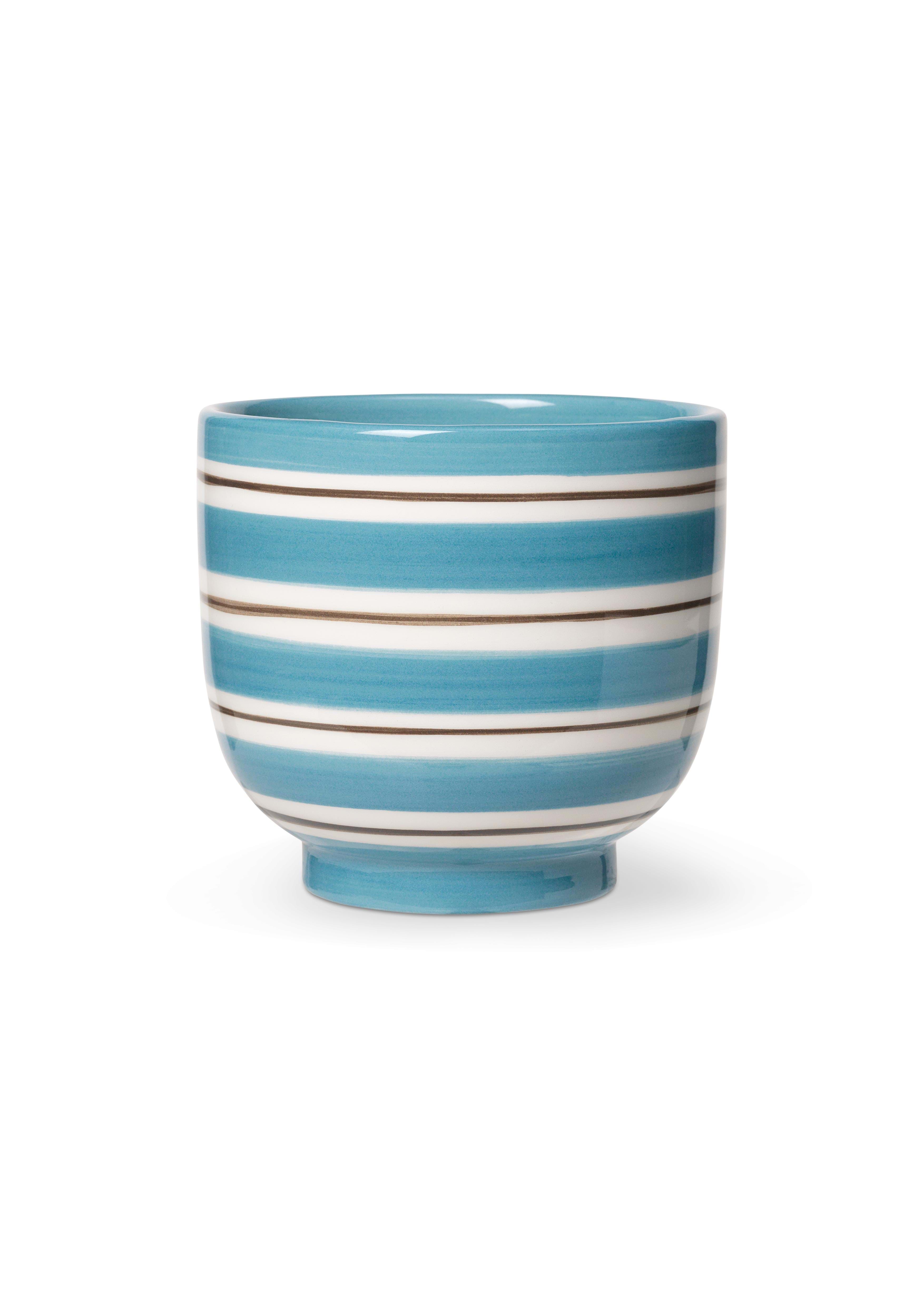 Kähler Omaggio Nuovo Flowerpot Ø12 cm peacock Blue