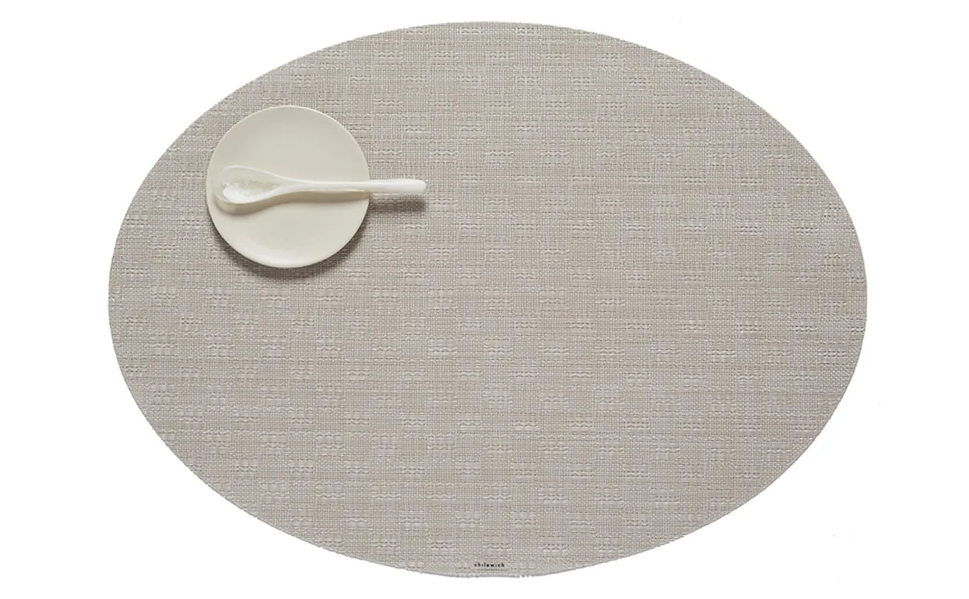 Chilewich Placemat Oval 14x19.25" BAY WEAVE (multiple colours)