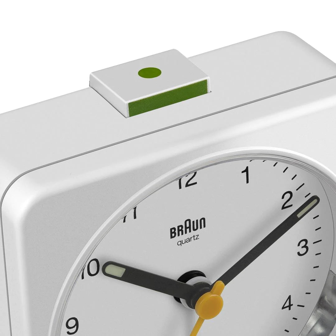BC03W Braun Classic Analogue Alarm Clock  - White