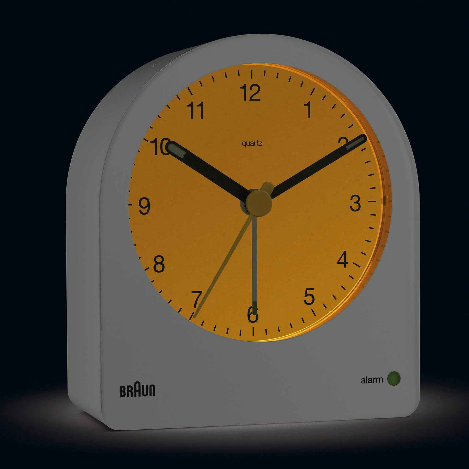 BC22W Braun Classic Analogue Alarm Clock - White