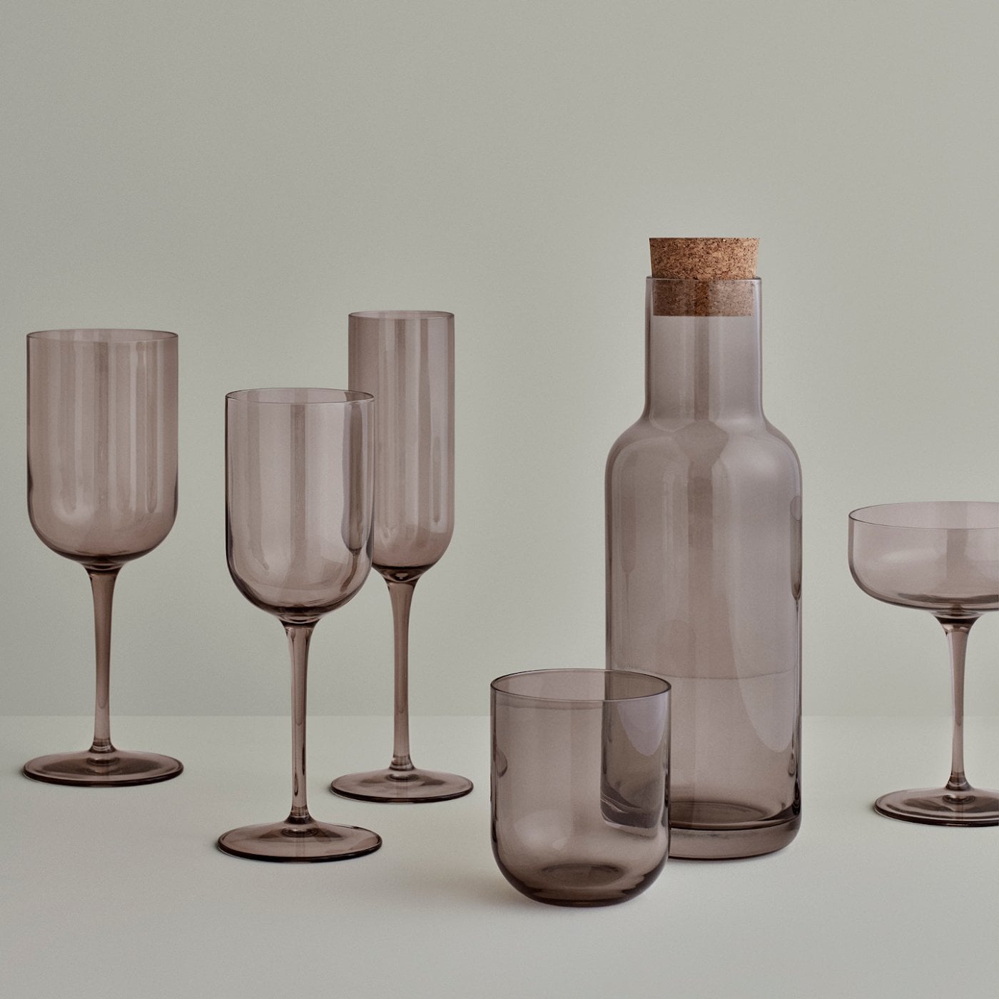 FUUM Set of 4 White Wine Glasses nomad
