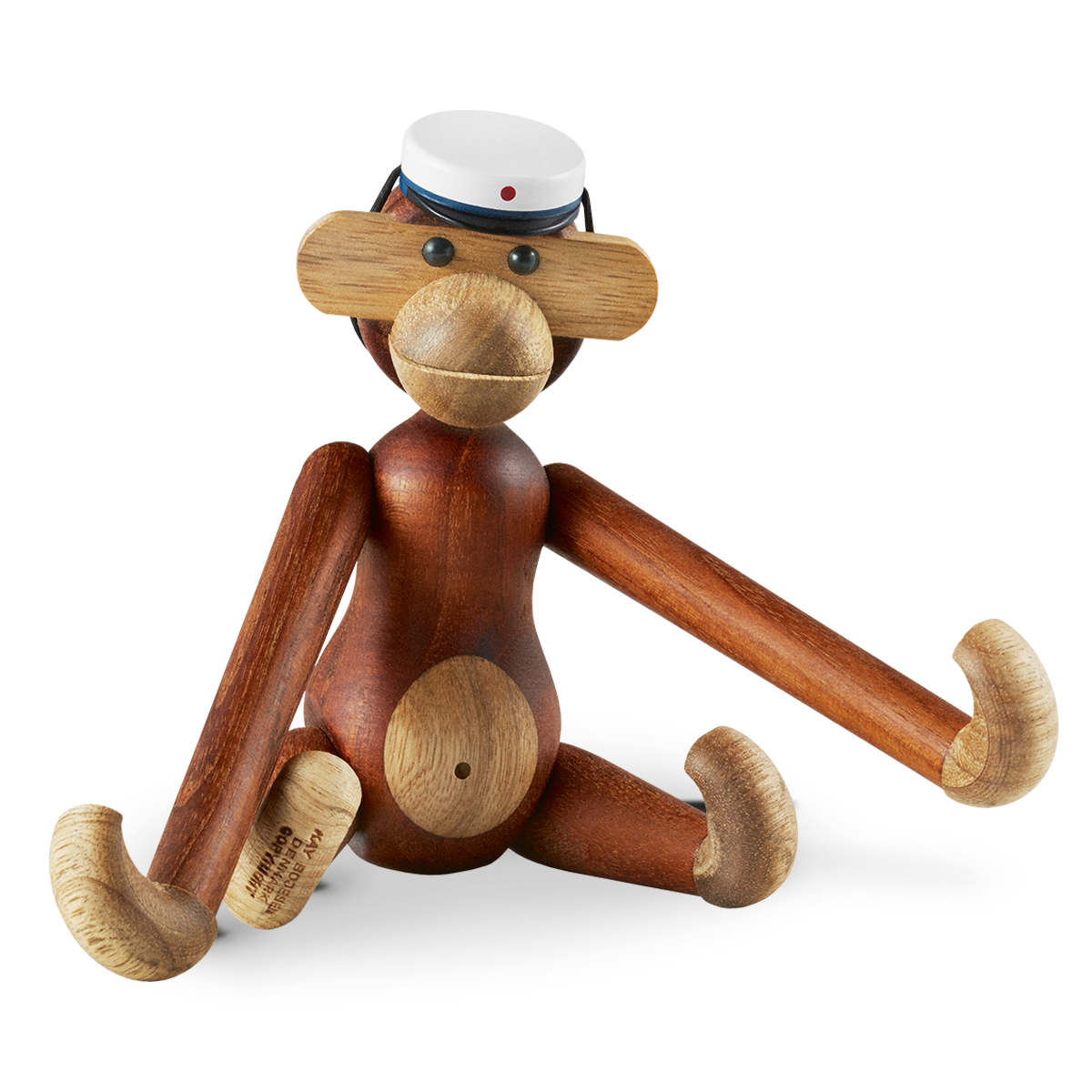 Kay Bojesen wooden Figure Hat Small Cap 3.5cm ( red or blue )