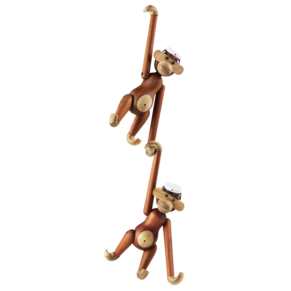 Kay Bojesen wooden Figure Hat Small Cap 3.5cm ( red or blue )