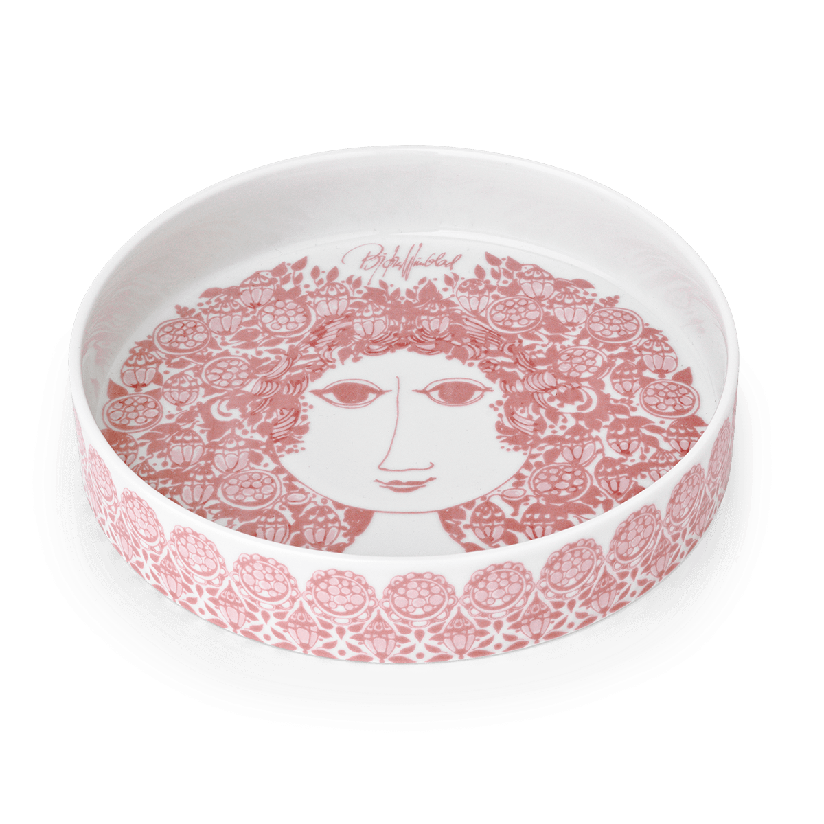Bjørn Wiinblad  Table dish, Verona Pink, Ø 20 cm
