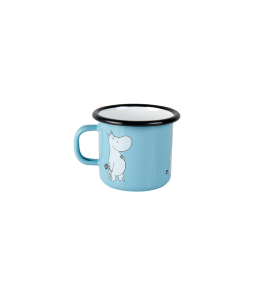 Enamel mug 2,5dl Moomin, light blue