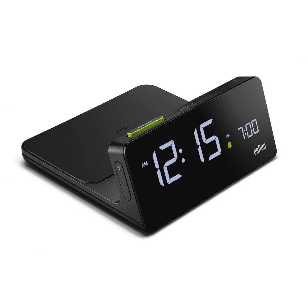 BC21B Braun Digital Wireless Charging Alarm Clock - Black