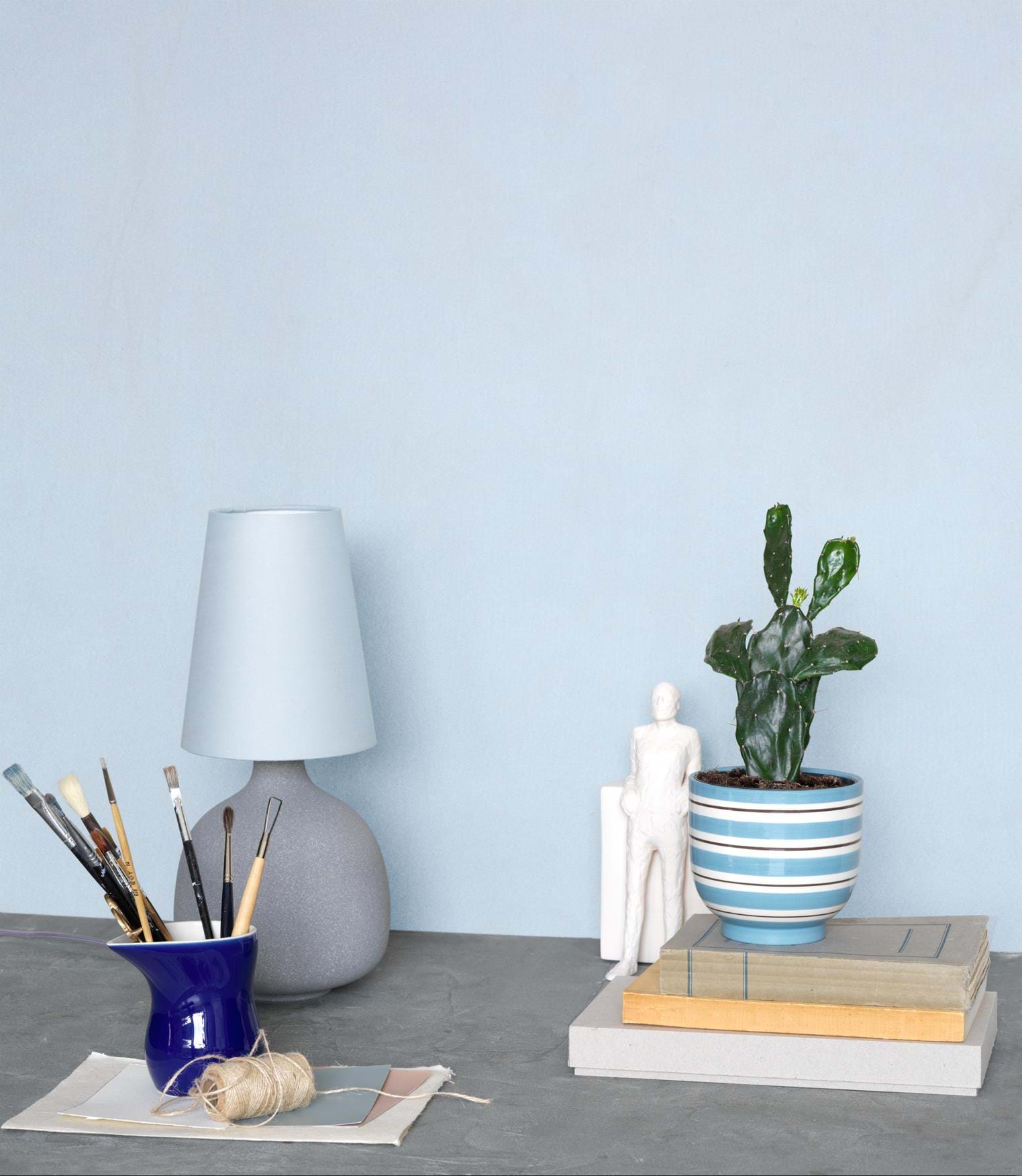 Kähler Omaggio Nuovo Flowerpot Ø12 cm peacock Blue