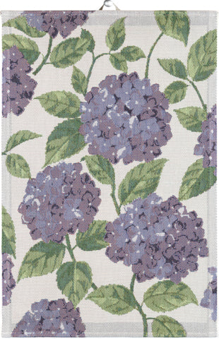 Tea towel 40x60 cm BLÅ HORTENSIA