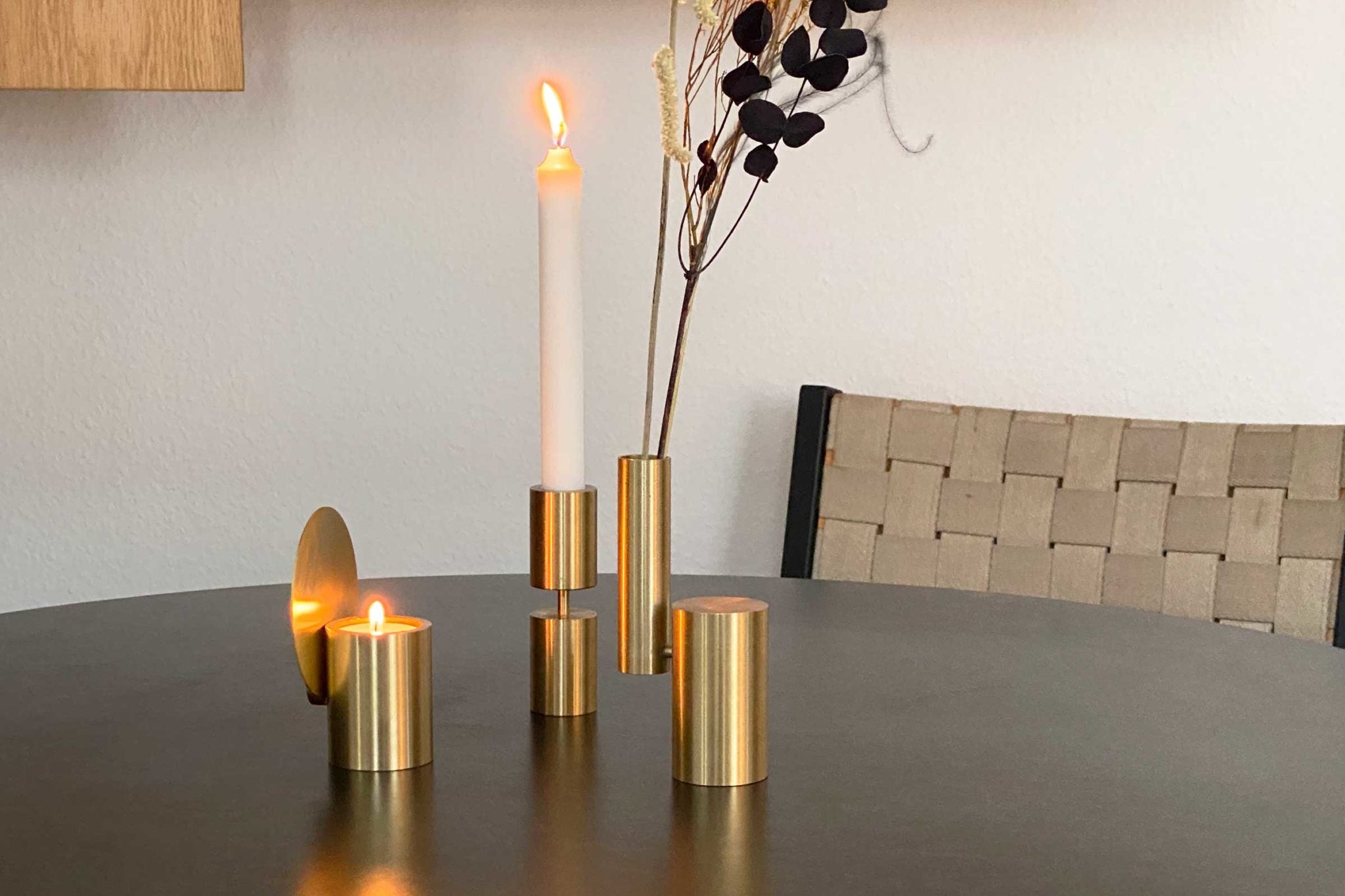 Circle Collection candleholder Balance candleholder / vase