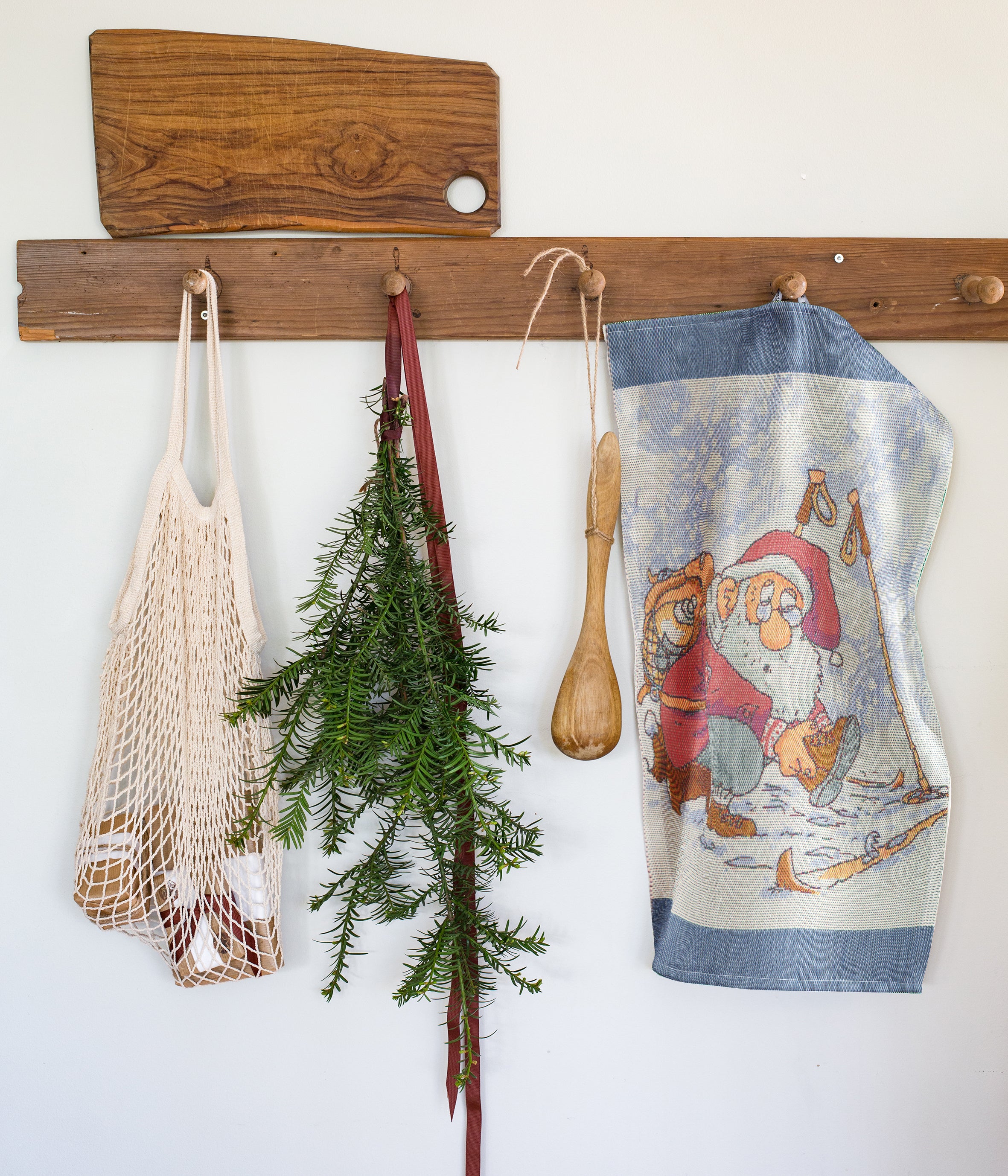 Tea towel 35X50 Christmas SKIDÅKNING