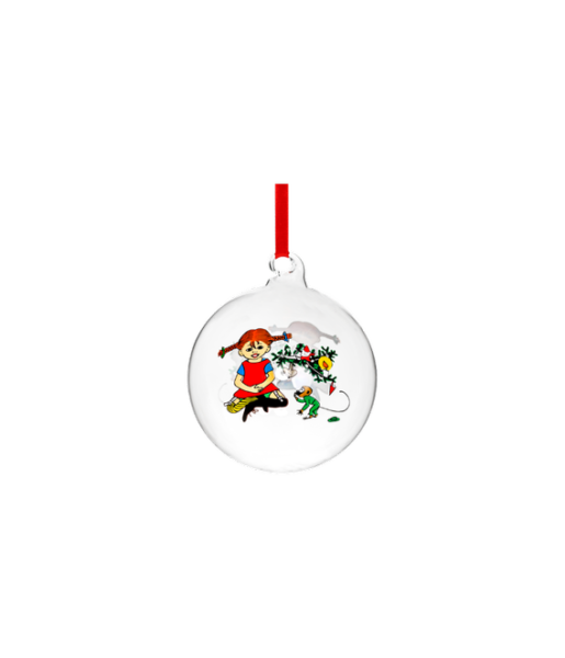 Christmas ball Pippi Longstocking 9cm