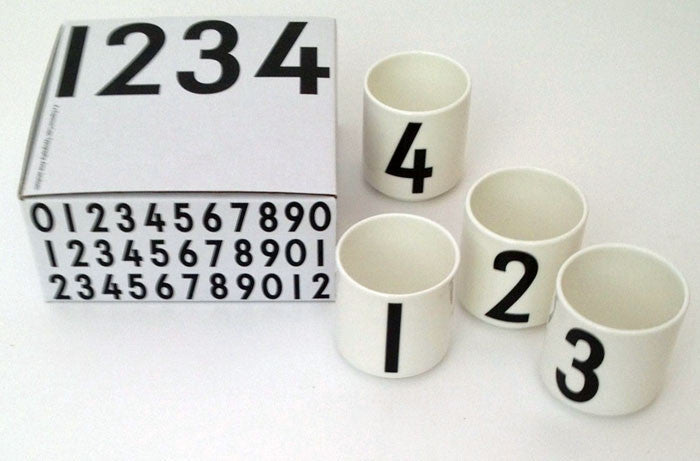 Design Letters Espresso cups set  / MINI CUP SET -White