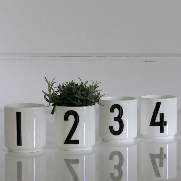 Design Letters Espresso cups set  / MINI CUP SET -White