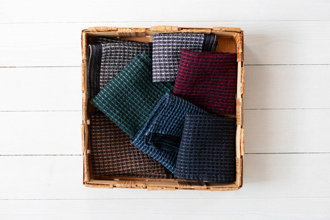 MAIJA dishcloth ( 55/white-rainy blue, 25 x 32 cm)