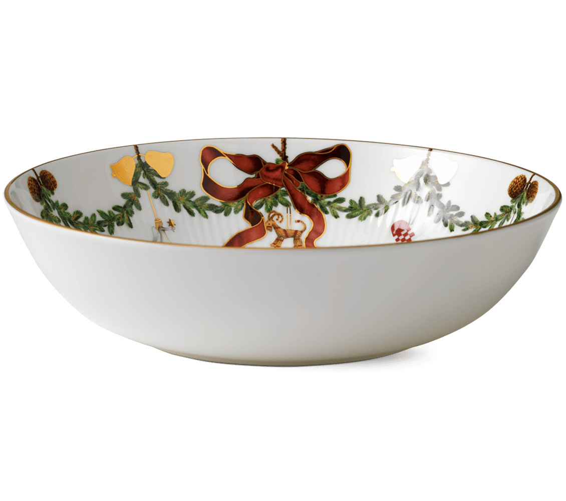 Star Fluted Christmas Bowl 3.25qt / 175 cl