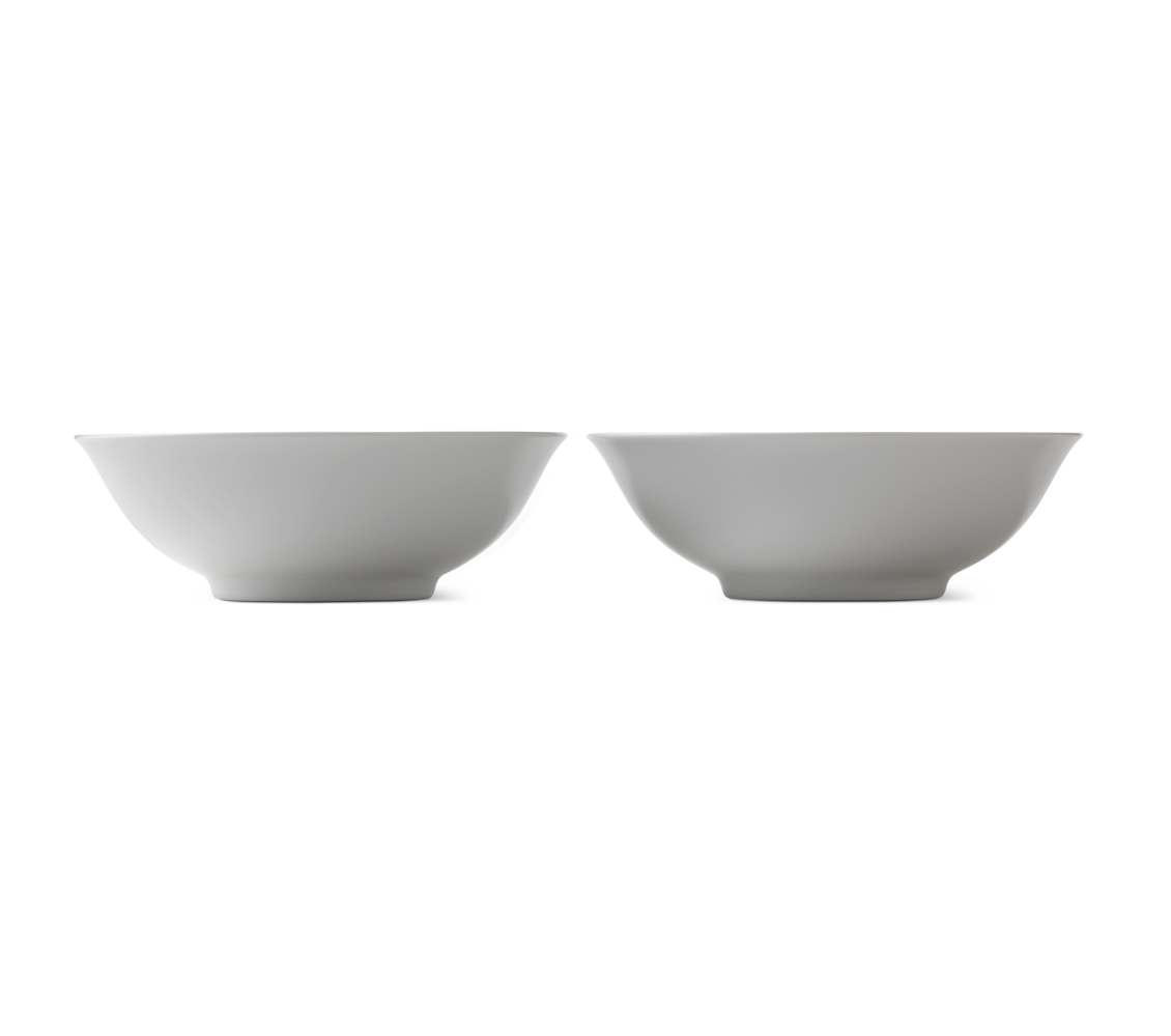 White Fluted Cereal Bowl 11.75 oz 35 cl (set of two)