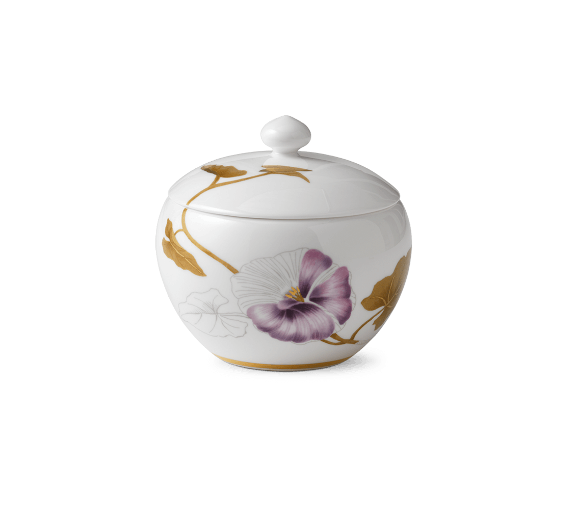 Flora Sugar bowl with lid Morning Glory 35 cl