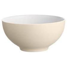 DC03/3 PY Tonale Tall bowl in stoneware, -pale yellow