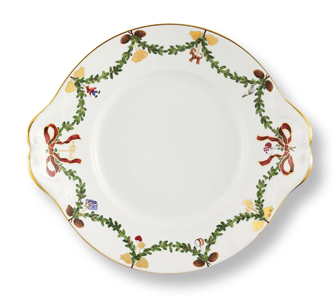 STAR FLUTED CHRISTMAS DISH 27 cm / 10.75 in