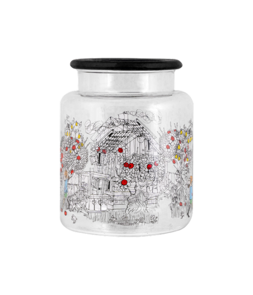 Glass jar with silicone lid 2L, The way home