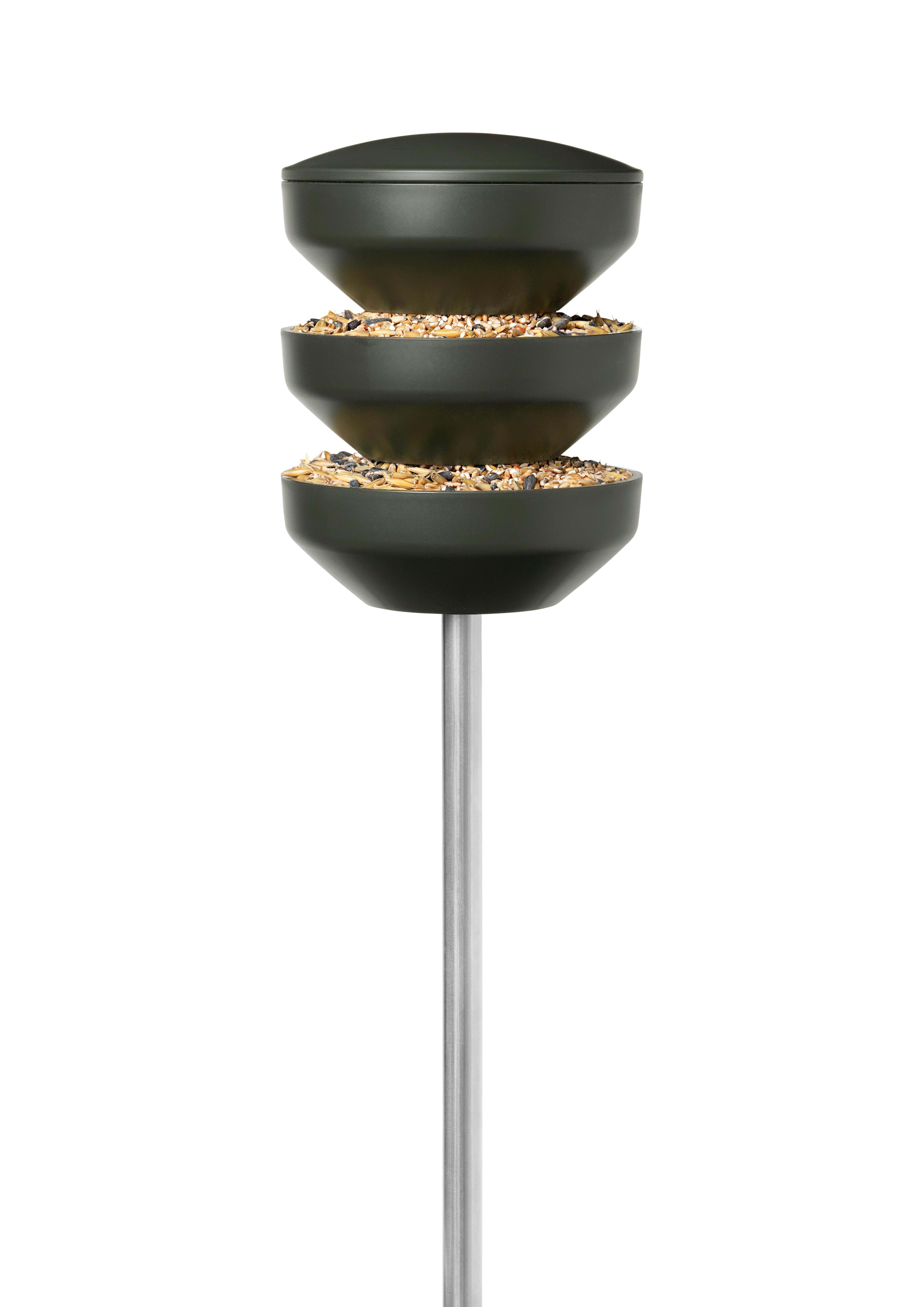 RO Birds Feeding Station on spear H107 cm