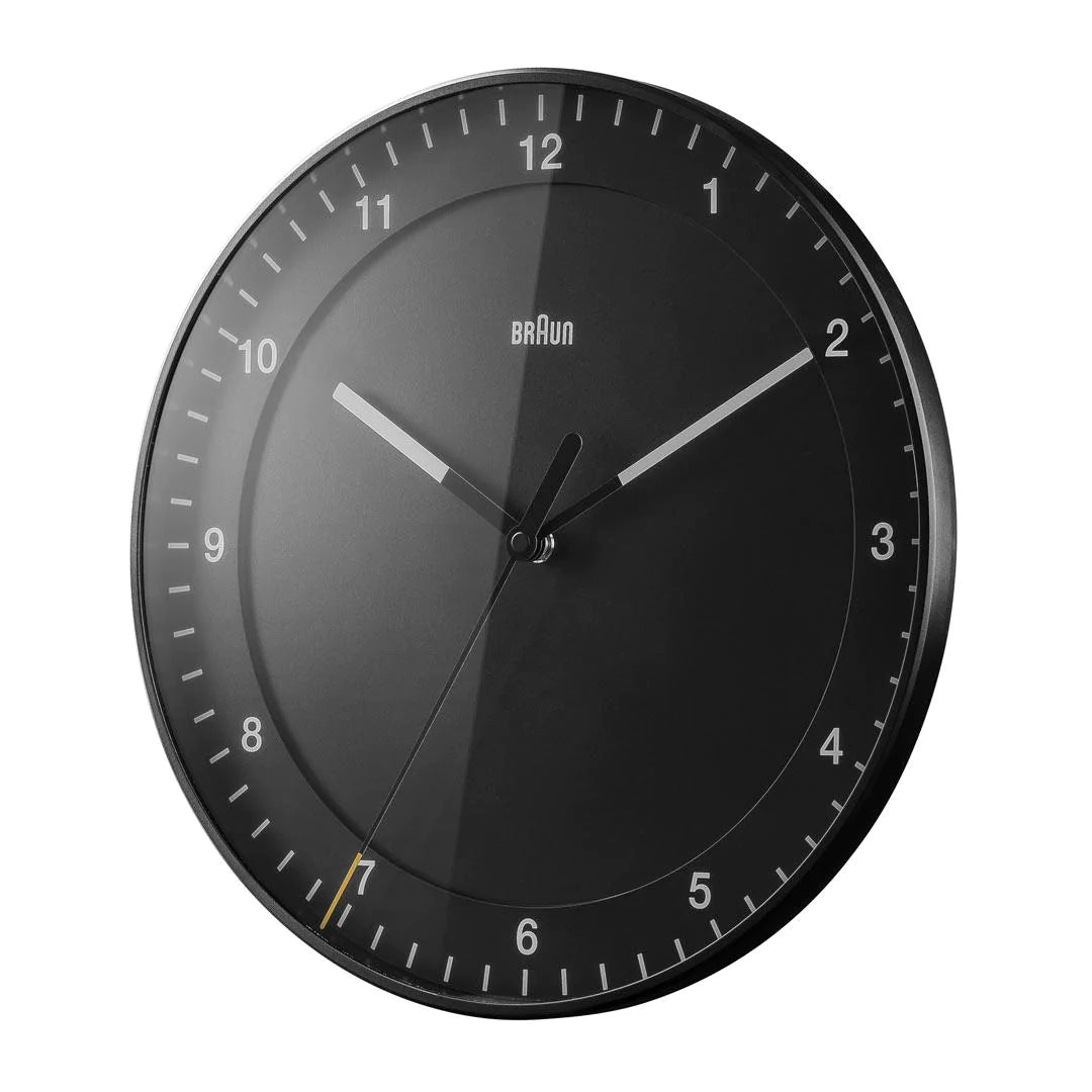 BC17B Braun wall clock 30cm black