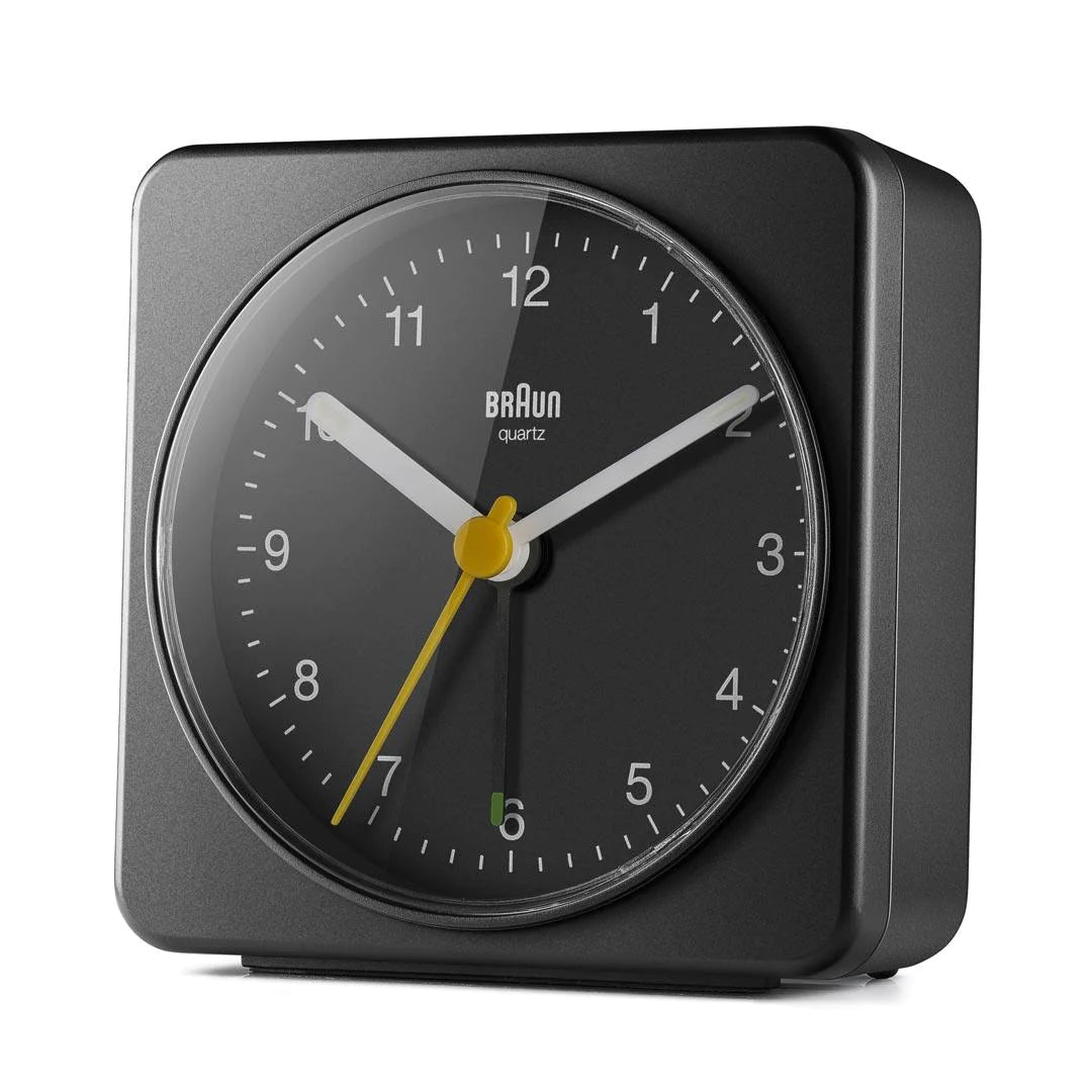 BC03B Braun Classic Analogue Alarm Clock  - Black