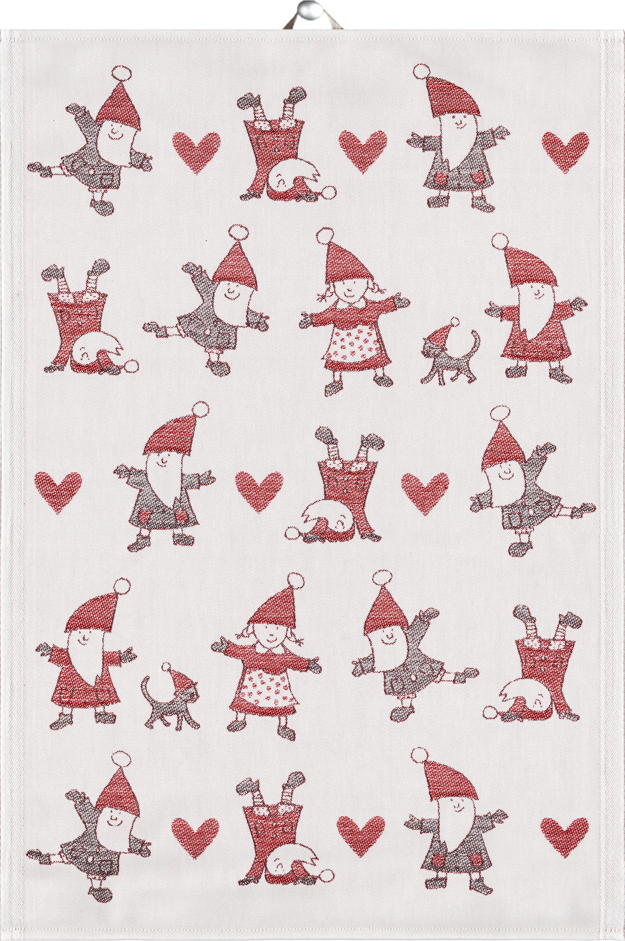 Tea towel 35X50 cm Christmas TOMTEDANS