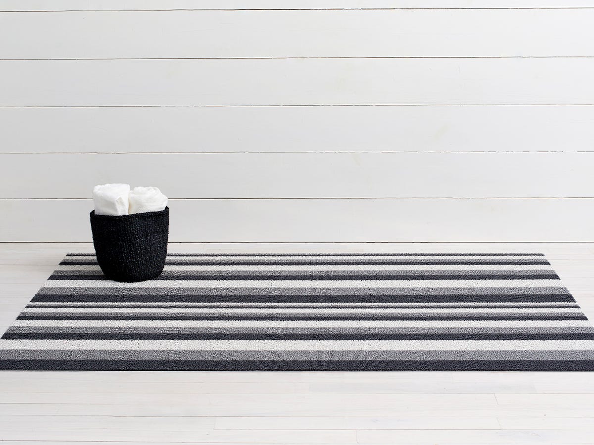 Shag Runner Mat Bounce Stripe -Moonlight 24"x72"