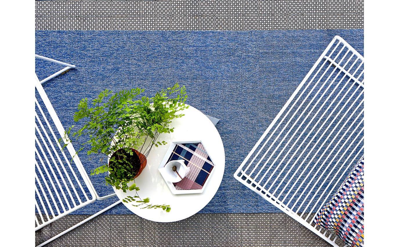 Shag Big Mat Heathered -Cornflower 36"x60"