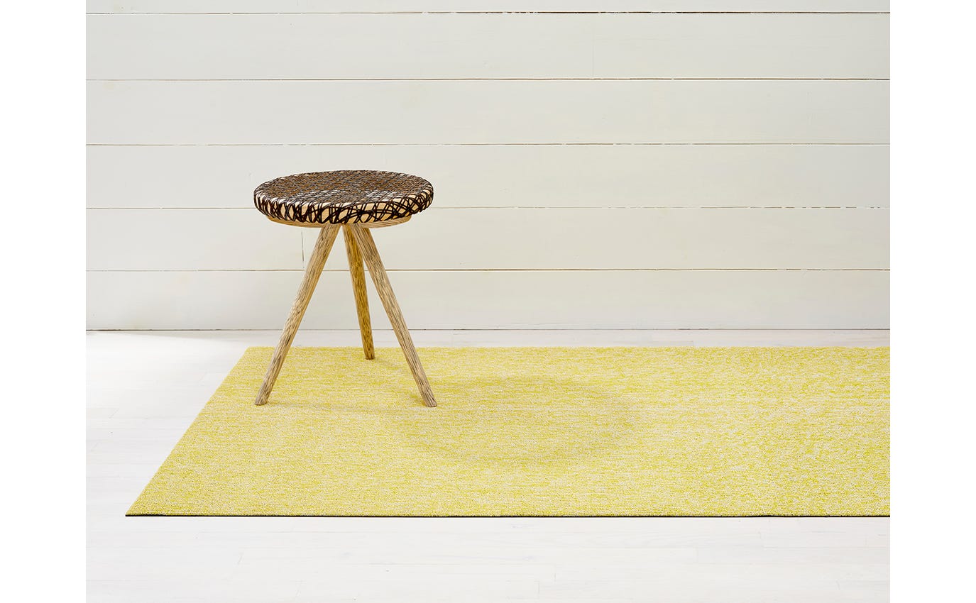 Shag Door Mat Heathered -Lemon * 18"x28"