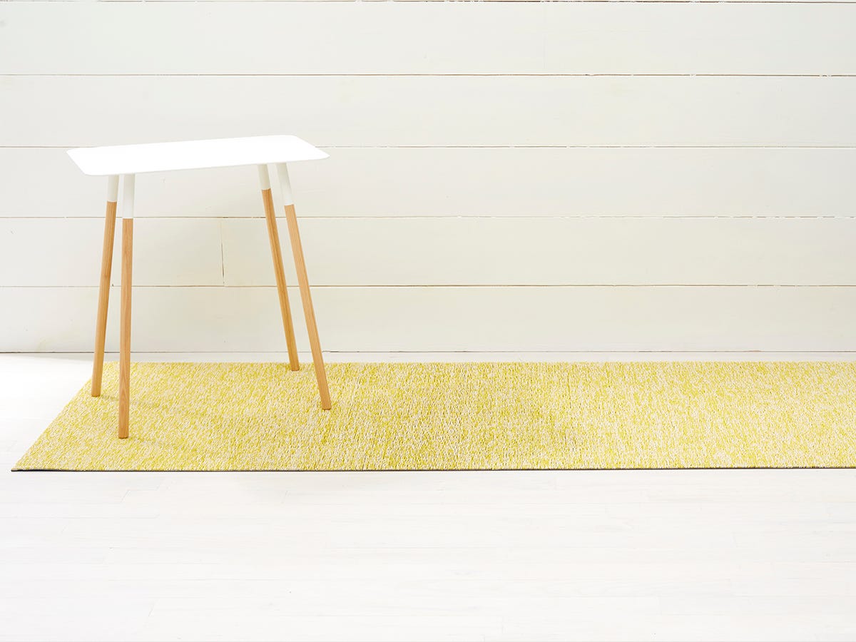 Shag Door Mat Heathered -Lemon * 18"x28"