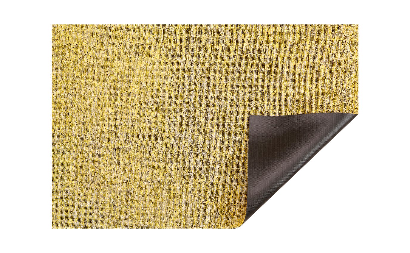 Shag Door Mat Heathered -Lemon * 18"x28"