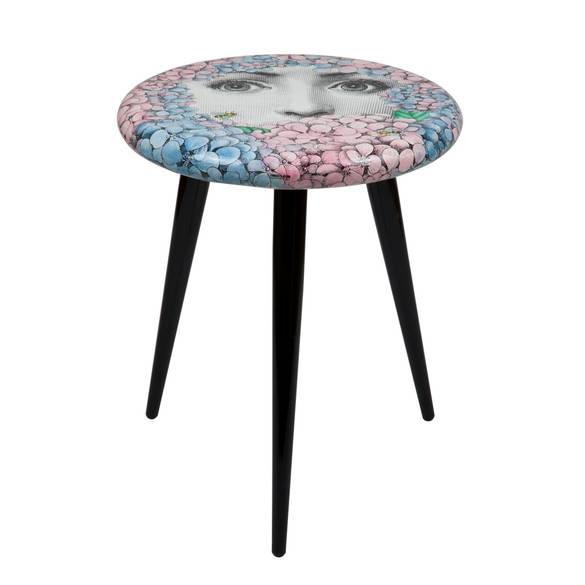 Fornasetti stool /side table Ortensia