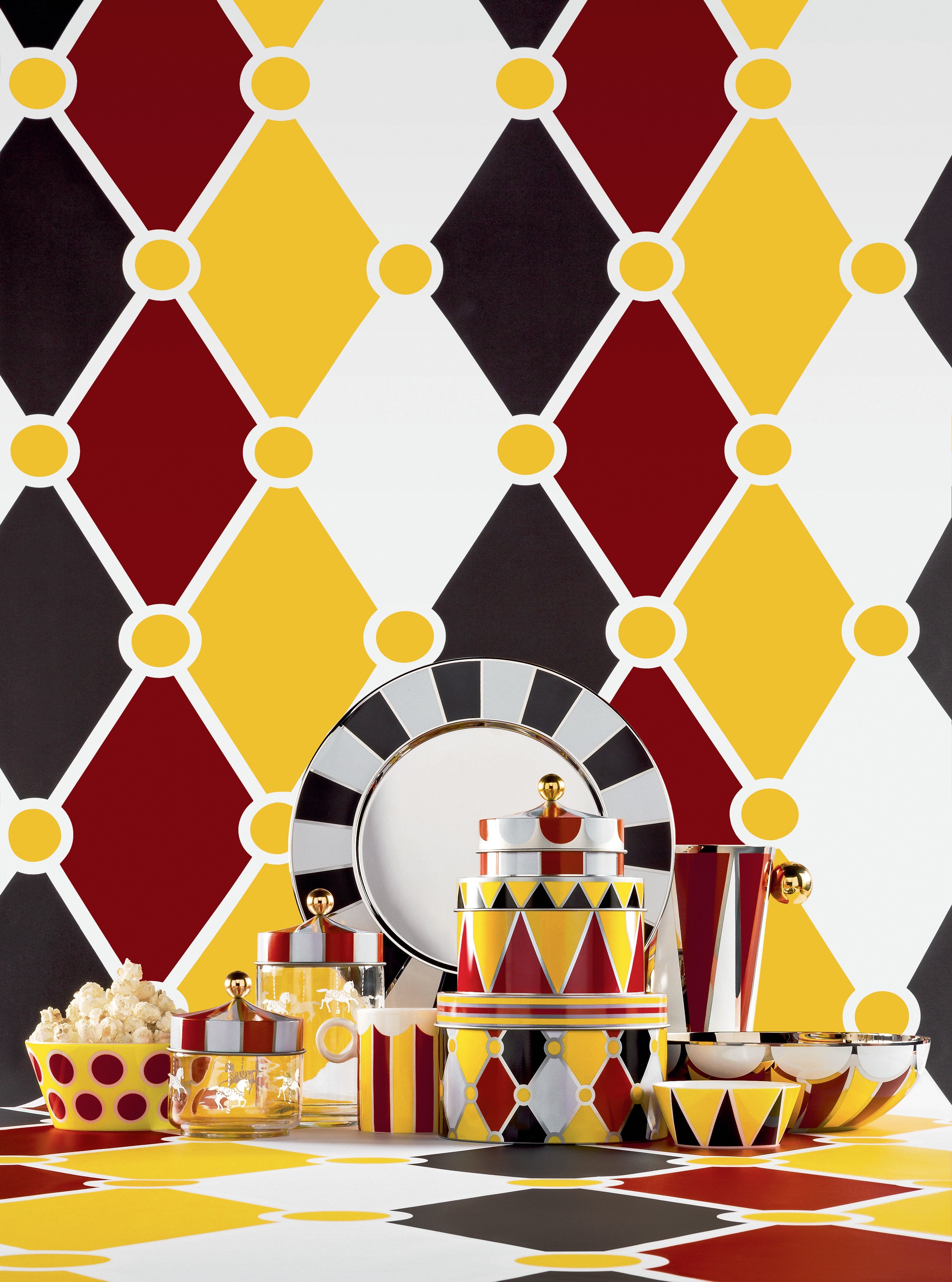 MW60 2 Circus Bowl in decorated bone china *