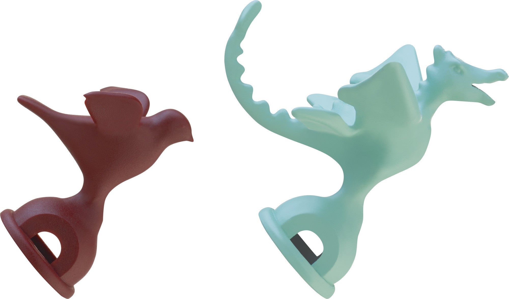 Replacement Alessi Bird replacement set (bird and dragon) 9093 Green and Burgundy