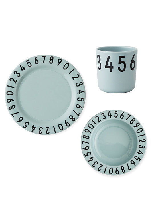 Design Letters Gift box The numbers melamine pack Green