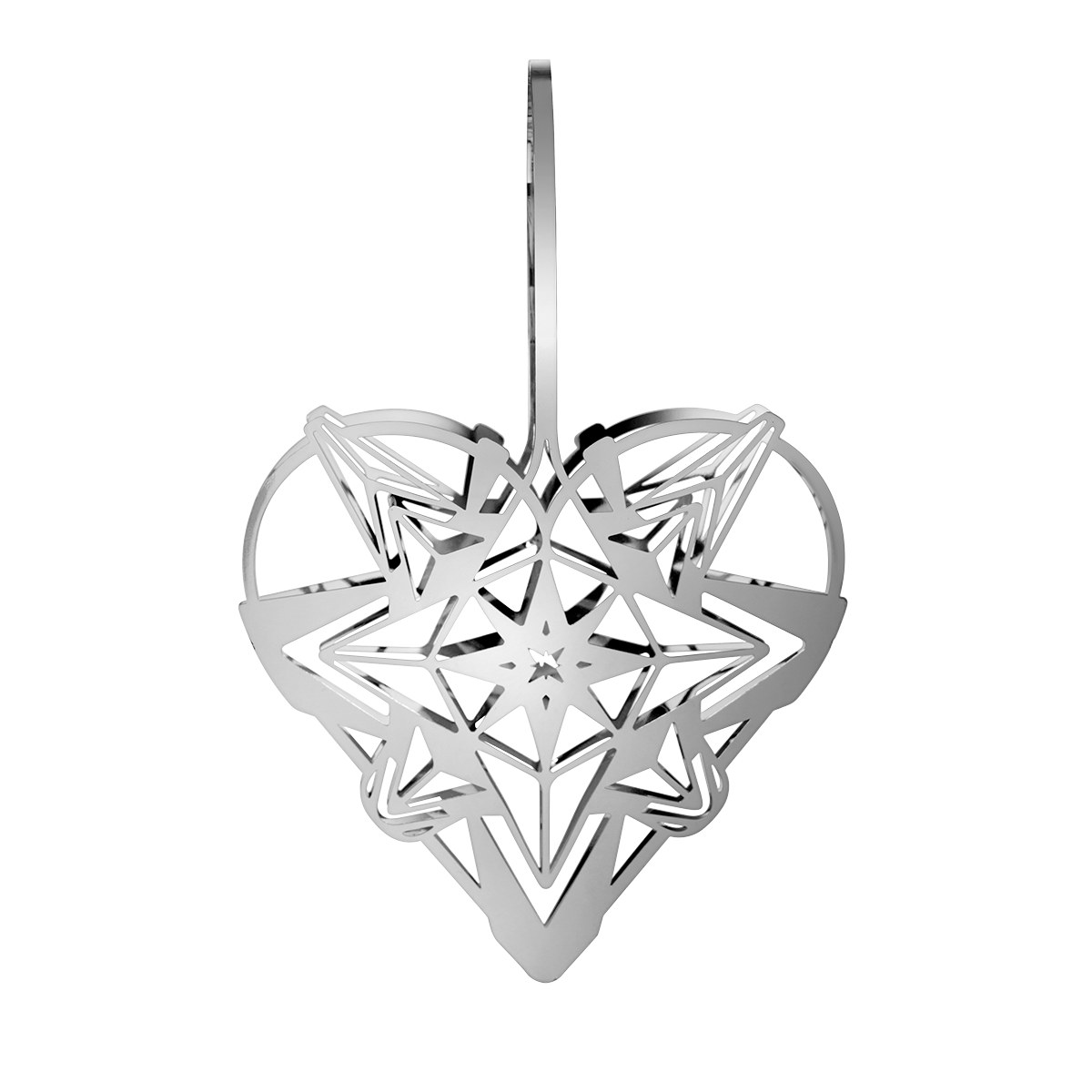Rosendahl Karen Blixen  Heart Hanger silver plated, 25,6 cm