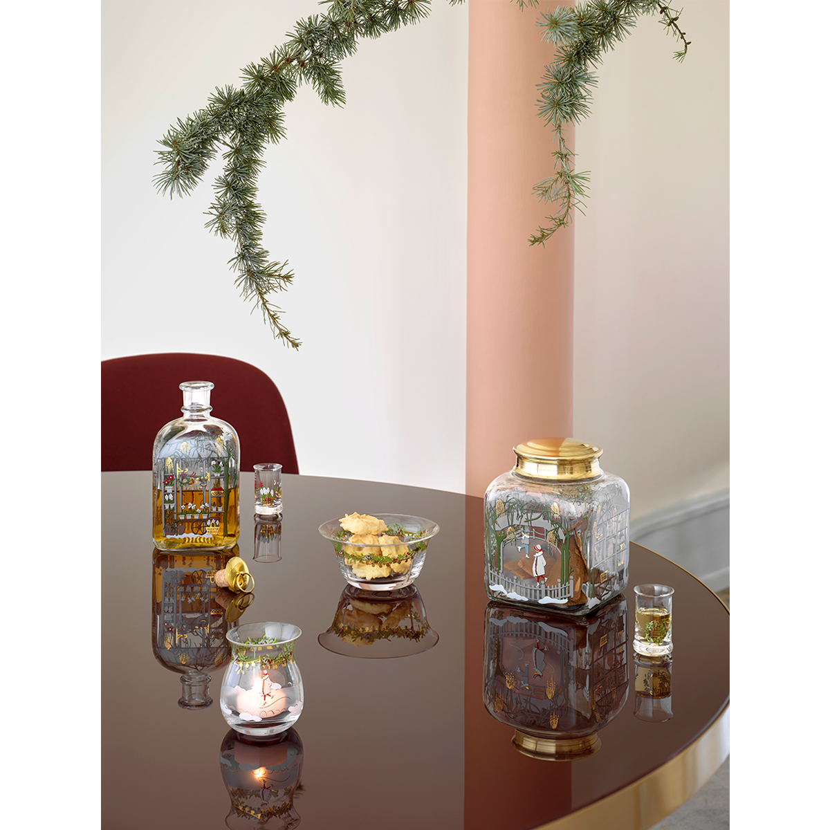 Holmegaard Christmas Hot Drinks Glass 2019, 2 Pcs *