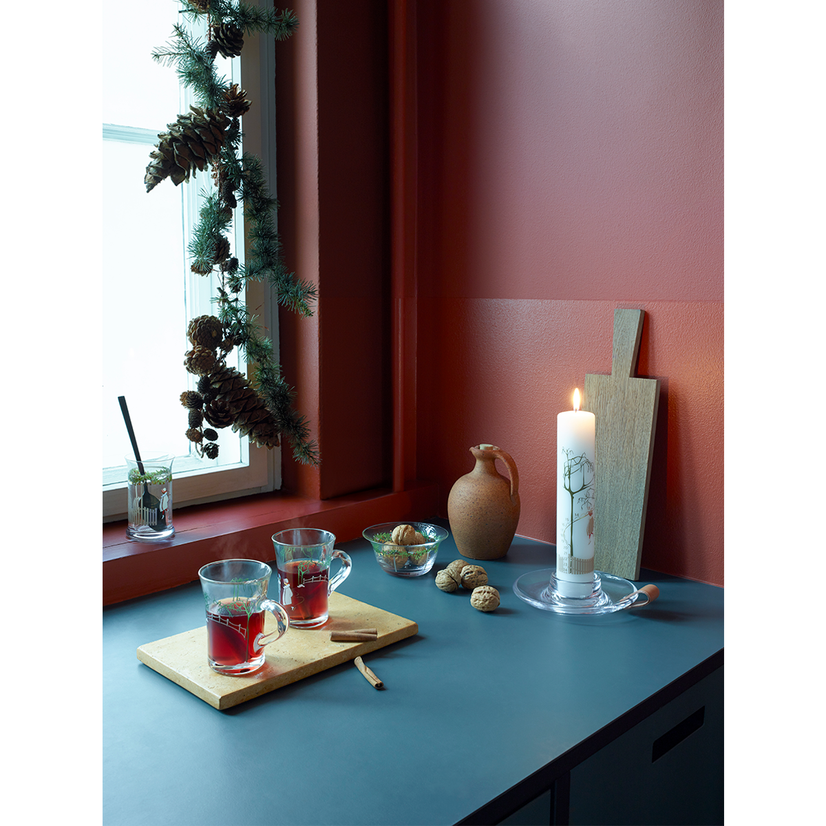 Holmegaard Christmas Tumbler Glass 2019 *