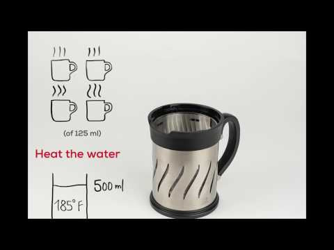 Paris Press Coffee Grinder and a French Press 2-in-1, 15 cm - 6 in