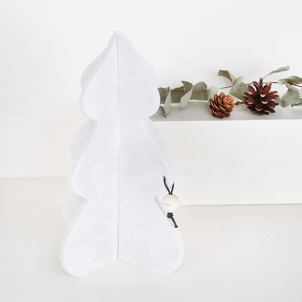 Christmas Tree Felt big White