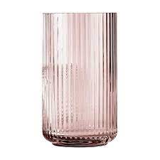 Vase H25 cm Glass Burgundy