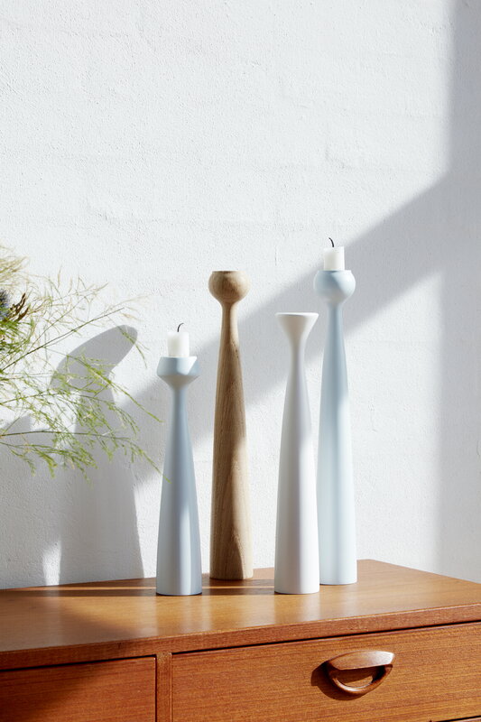 Blossom candleholder Lily -City Grey