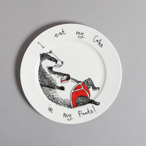 'Eat my Cake in my Pants' Side Plate