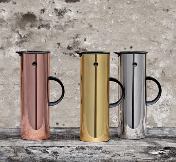 Stelton Erik Magnussen EM77 Vacuum Jug 1 L - Mirror Brass