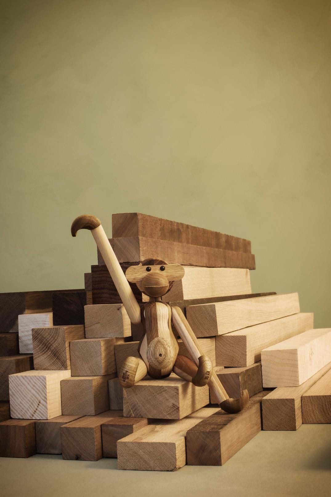 Kay Bojesen Monkey Small Anniversary Reworked Mixed Wood