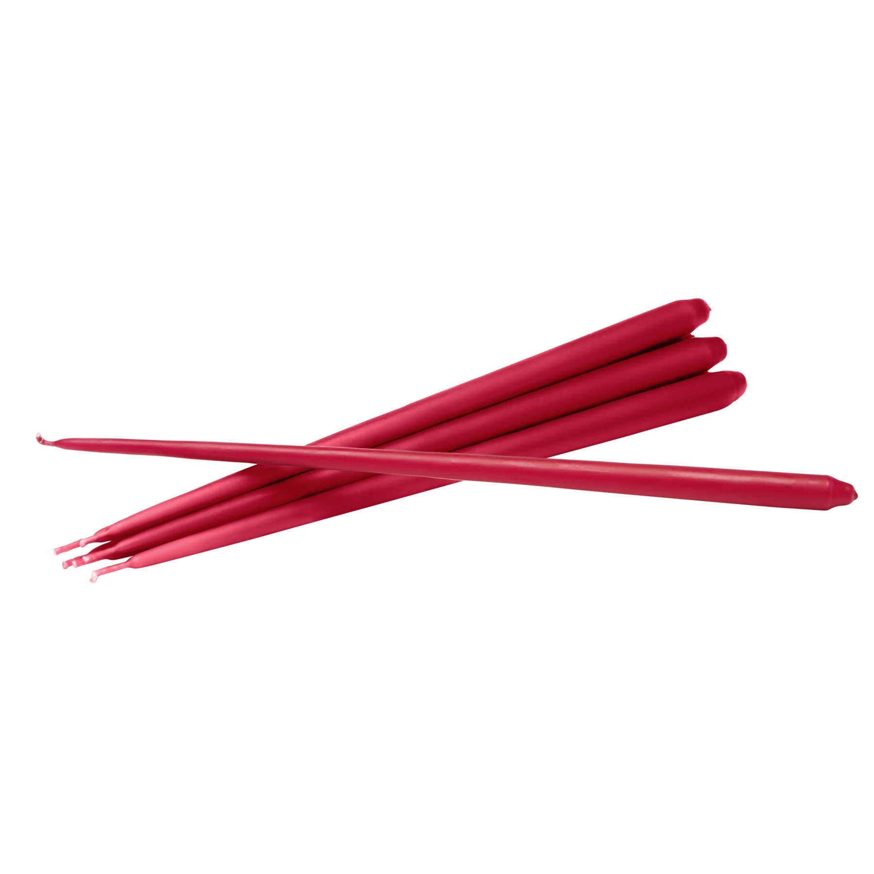 STOFF Nagel candles by Ester&Erik box w/6 pcs, Red